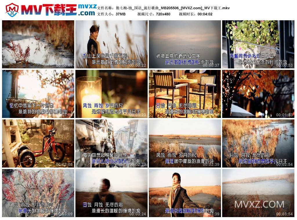 熊七梅-蚀_国语_流行歌曲_MB205506